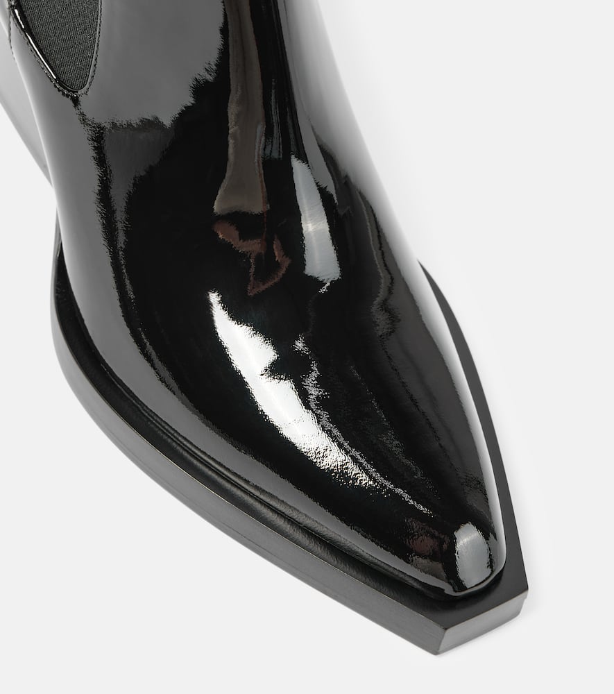 Zimmermann Drew patent leather ankle boots