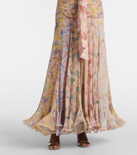 Zimmermann Eden Flounce floral lace-trimmed silk gown