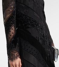 Zimmermann Eden linen and silk lace gown