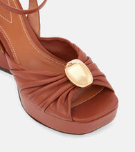 Zimmermann Gleam 120 leather platform sandals