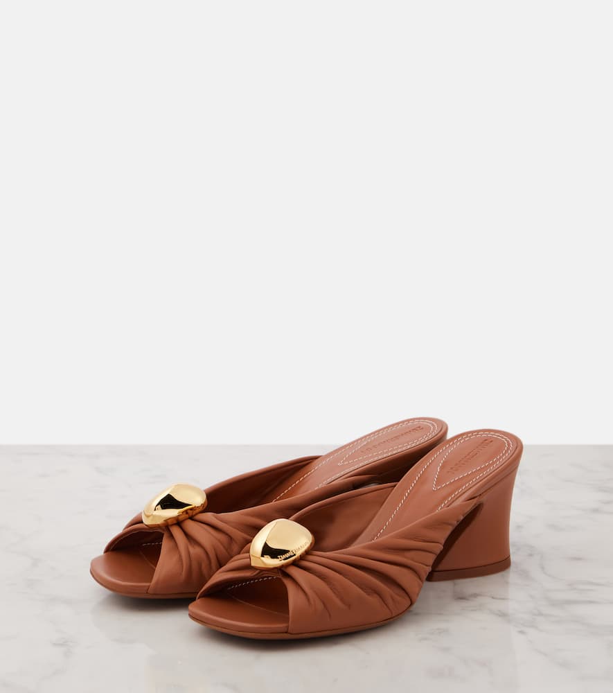Zimmermann Gleam 65 leather mules