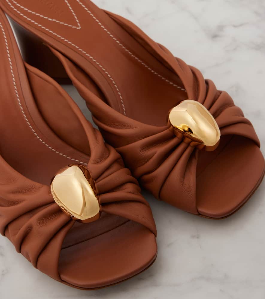 Zimmermann Gleam 65 leather mules