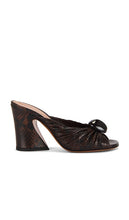 Zimmermann Gleam Mule in Chocolate | Dark Brown Open Toe Mules for Women