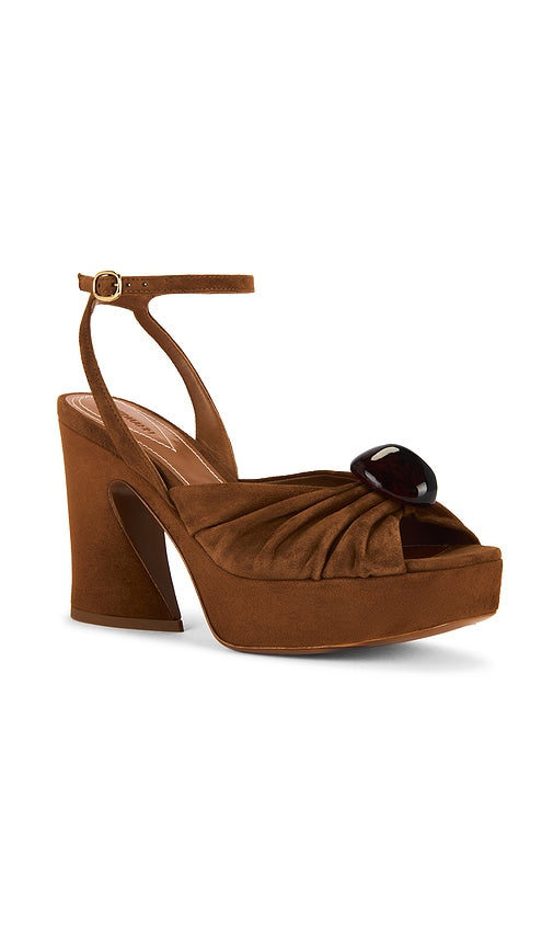 Zimmermann Gleam Sandal in Cognac