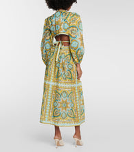 Zimmermann Halcyon cutout paisley midi dress