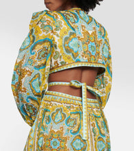 Zimmermann Halcyon cutout paisley midi dress