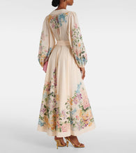 Zimmermann Halliday floral cotton wrap dress