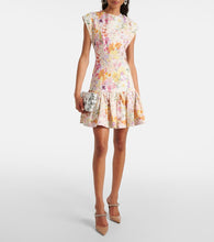 Zimmermann Harmony floral linen minidress