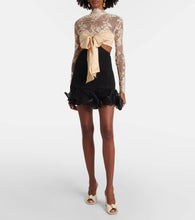Zimmermann Illustration Flounce lace-trimmed minidress