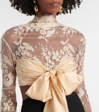 Zimmermann Illustration Flounce lace-trimmed minidress