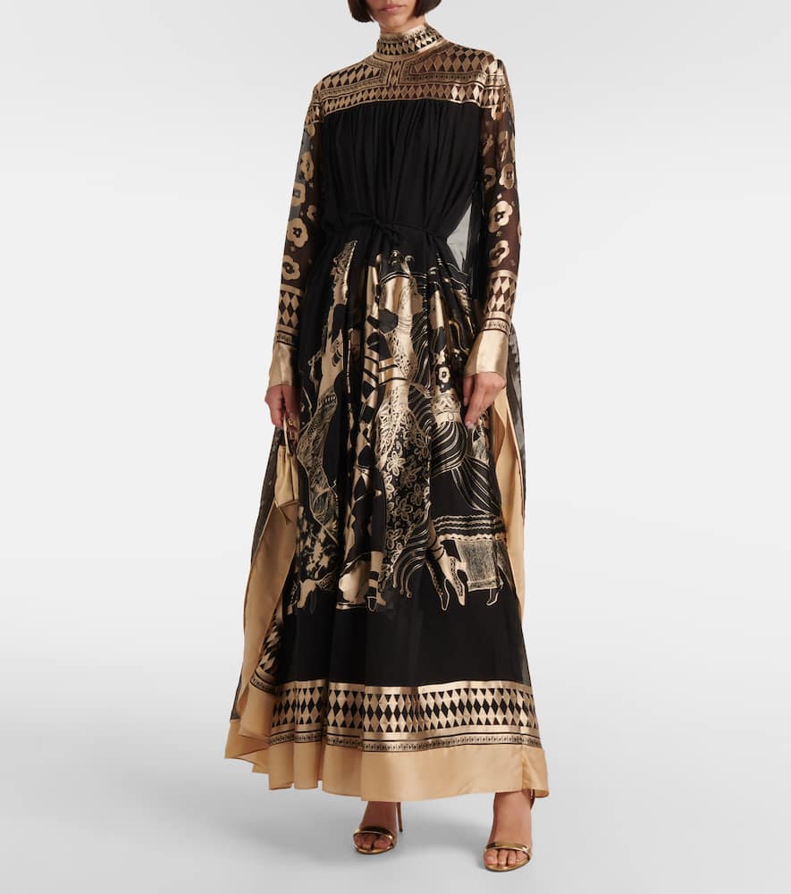 Zimmermann Illustration Otto printed gown