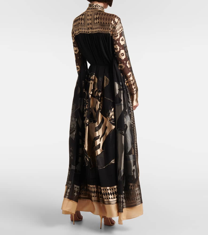 Zimmermann Illustration Otto printed gown