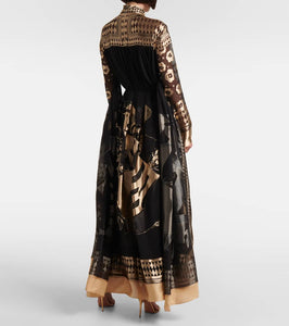 Zimmermann Illustration Otto printed gown
