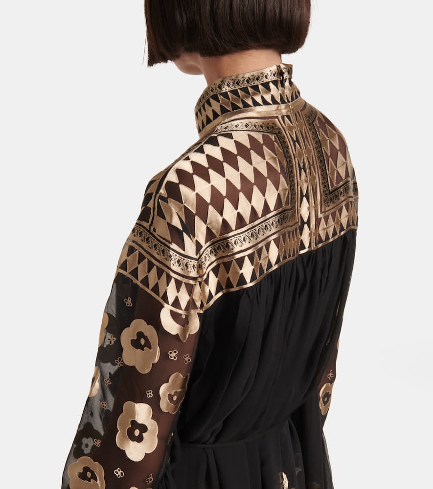 Zimmermann Illustration Otto printed gown
