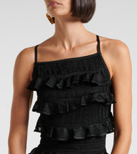 Zimmermann Illustration ruffled knitted maxi dress