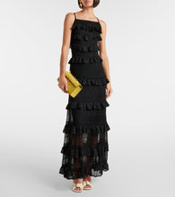 Zimmermann Illustration ruffled knitted maxi dress