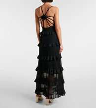 Zimmermann Illustration ruffled knitted maxi dress