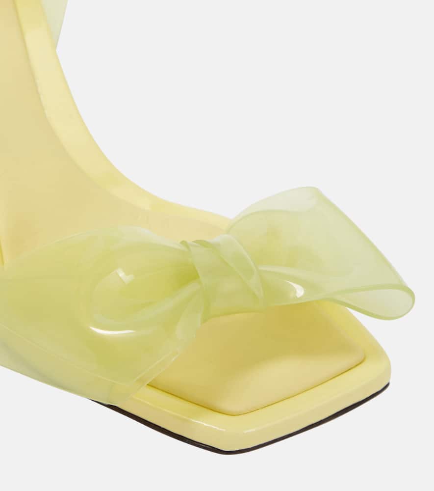 Zimmermann Jelly Bow 85 PVC wedge sandals