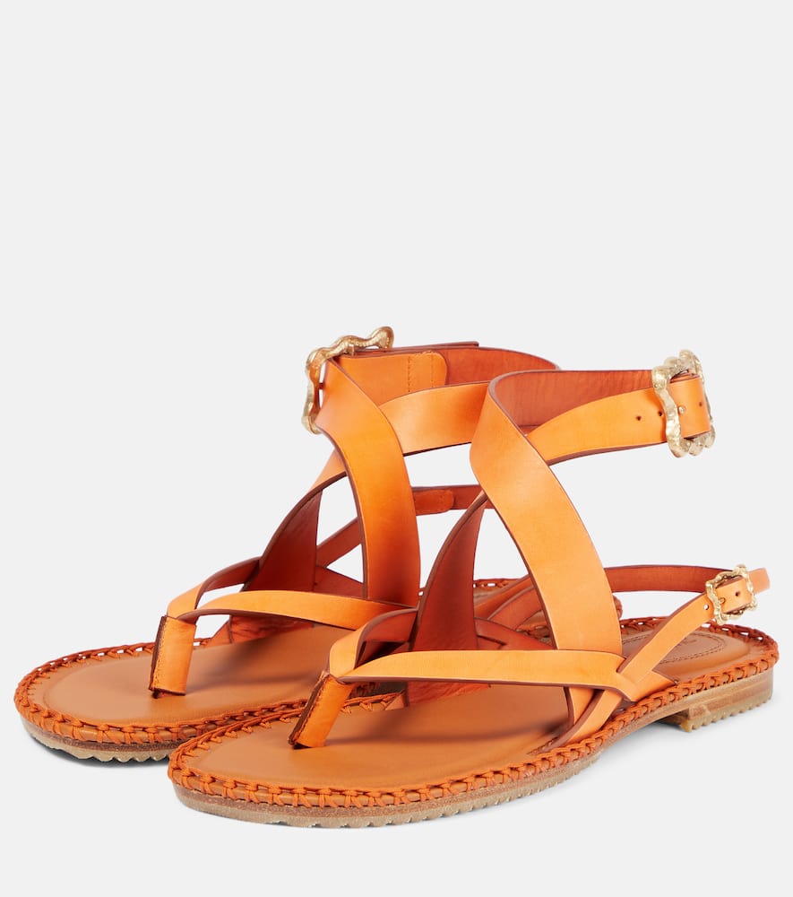 Zimmermann Leather thong sandals