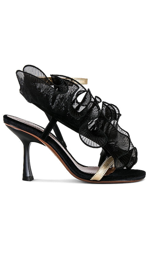 Zimmermann Loie Sandals in Black - Zimmermann Sandales Loie en Noir - Zimmermann Loie 黑色凉鞋 - Zimmermann Loie Sandalen in Schwarz - Zimmermann Loie 샌들블랙 색상 - Sandali Zimmermann Loie in nero