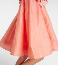 Zimmermann Natura linen and silk organza minidress