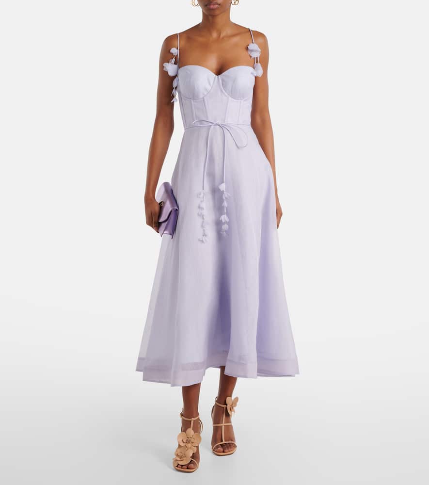 Zimmermann Orchid 85 leather sandals