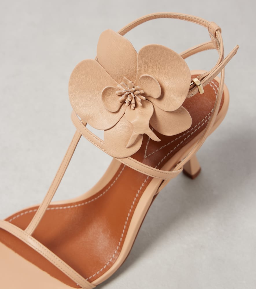 Zimmermann Orchid 85 leather sandals