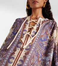Zimmermann Ottie Eyelet paisley linen minidress