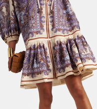 Zimmermann Ottie Eyelet paisley linen minidress