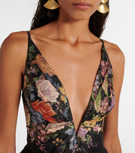 Zimmermann Pavilion floral linen and silk minidress