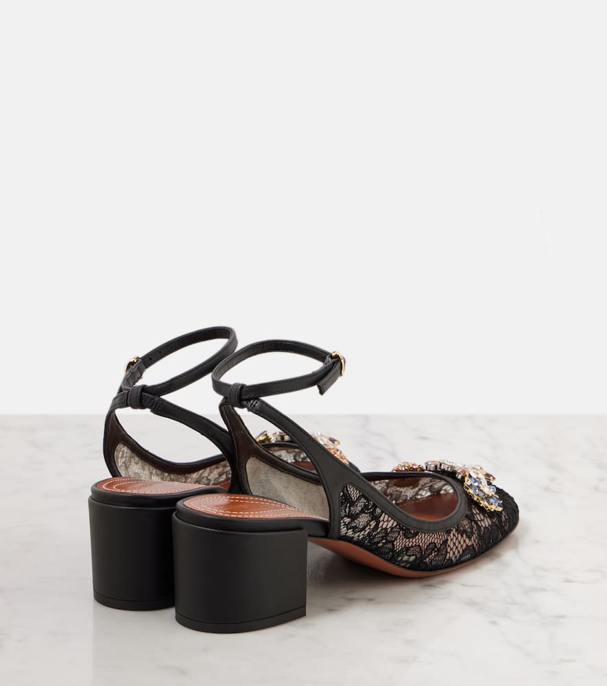 Zimmermann Pixie 50 leather Mary Jane pumps