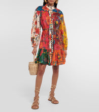 Zimmermann Printed cotton minidress