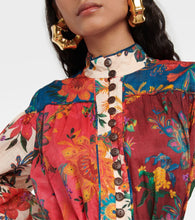 Zimmermann Printed cotton minidress