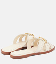 Zimmermann Prisma leather slides