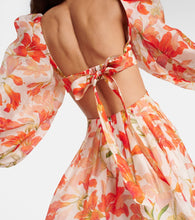 Zimmermann Tranquillity floral linen and silk minidress