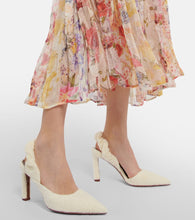 Zimmermann Twisted Towel 85 slingback sandals