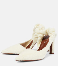 Zimmermann Twisted Towel 85 slingback sandals