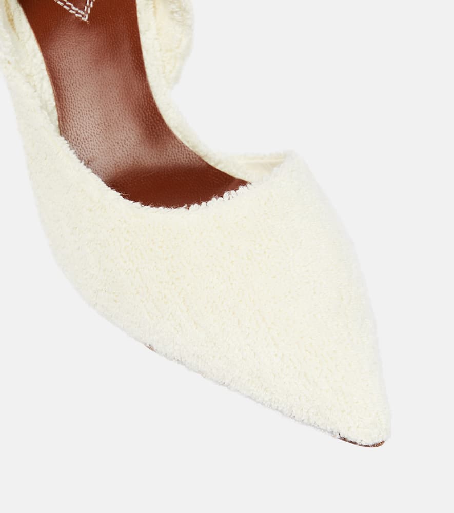 Zimmermann Twisted Towel 85 slingback sandals