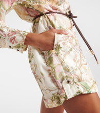 Zimmermann Waverly floral silk romper