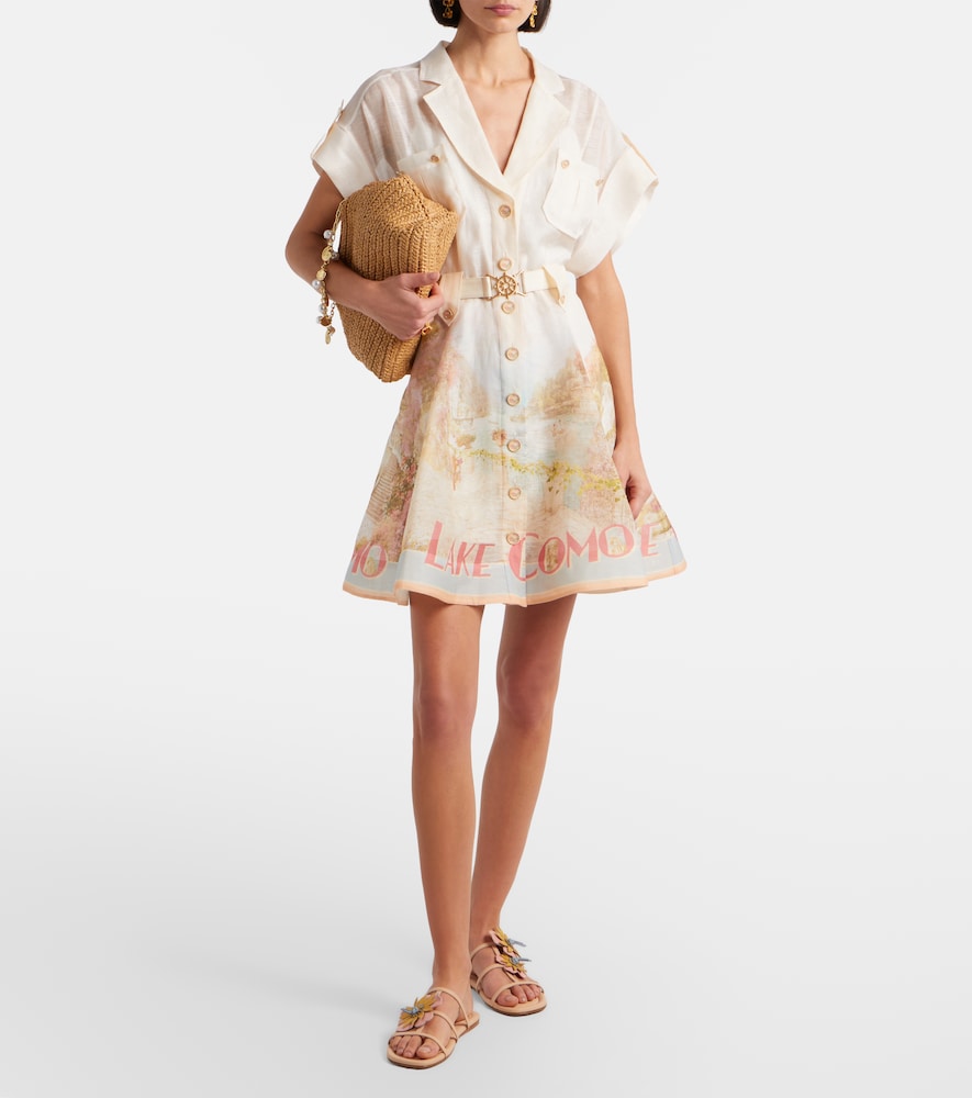 Pink Zimmermann Lilia floral-applique leather sandals - Flat Sandals