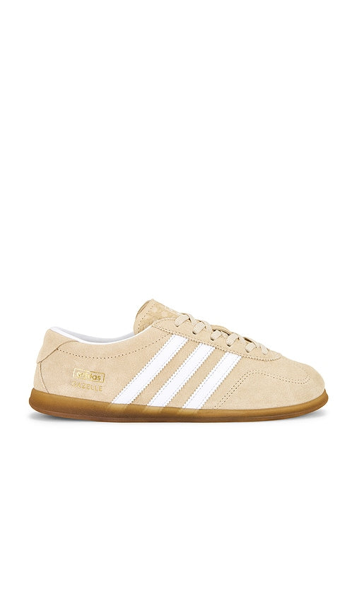 adidas Originals Gazelle Lo Pro in Neutral | Sand Strata  Footwear White & Gum 3 Lifestyle Sneakers for Women