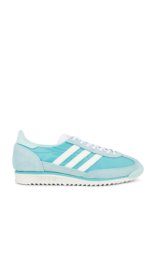 adidas Originals SL 72 OG in Blue | Easy Mint  Semi Flash Aqua  & Off White Low Top Sneakers for Women