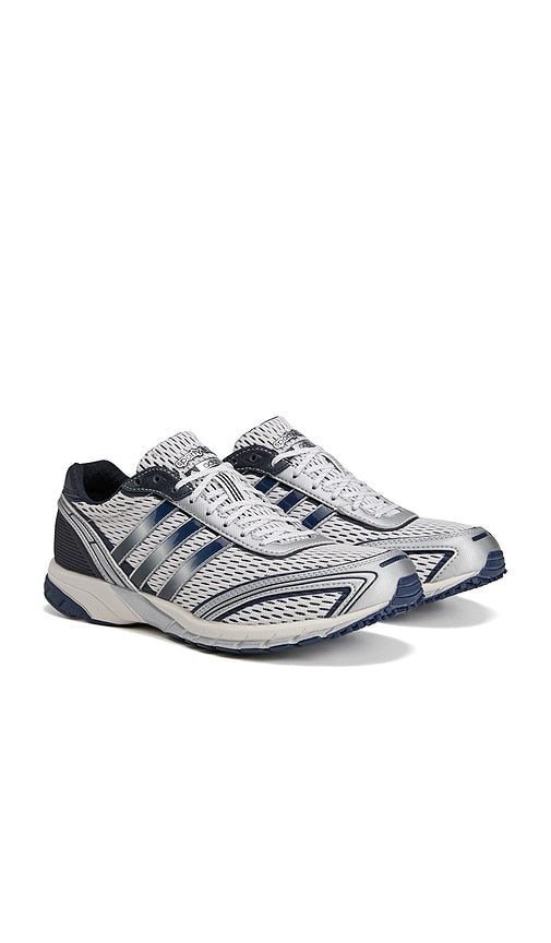 adidas Originals X Sporty & Rich Adizero Adios Sneaker in Grey