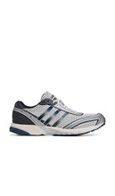 adidas Originals X Sporty & Rich Adizero Adios Sneaker in Grey | Cloud White  Collegiate Navy  & Cloud Wh Low Top Sneakers for Women