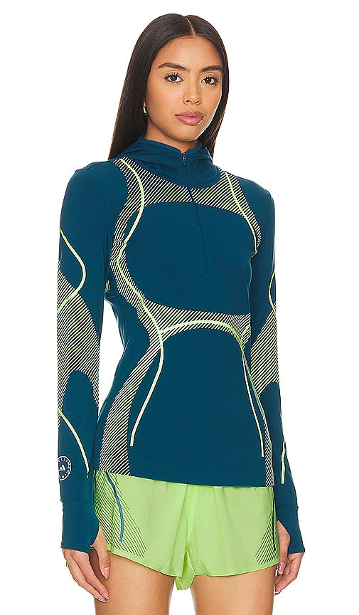 adidas by Stella McCartney True Pace Running Longsleeve Top in Blue