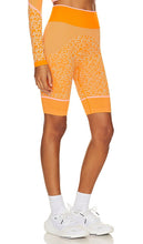 adidas by Stella McCartney True Strength Seamless Yoga Bike Legging in Orange