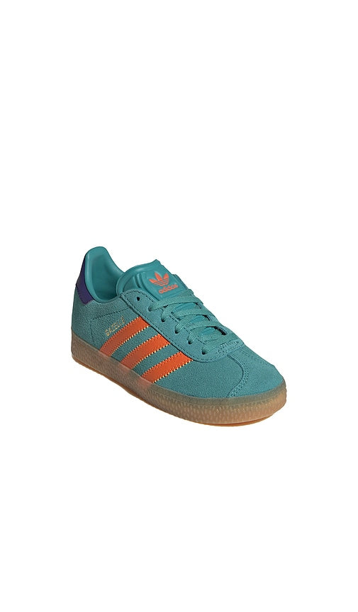 adidas Originals Kids Gazelle Sneaker in Teal