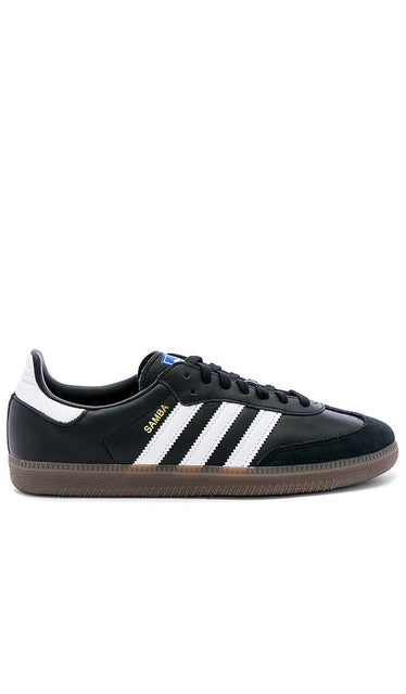 adidas Originals Samba OG Sneaker in Black | Black  White  & Clear Granite Low Top Sneakers for Women