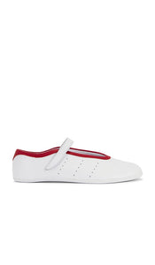 adidas Originals Stan Smith Lo Ballet in White | White Mary Jane Flats for Women