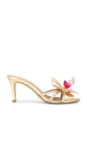 Alameda Turquesa Cecily Heel in Metallic Gold